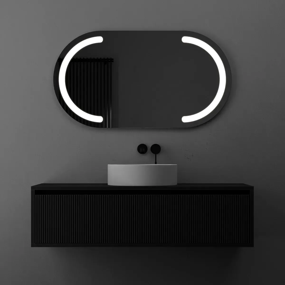 Briz Atol Oval — Овальне дзеркало з передньою LED-підсвіткою