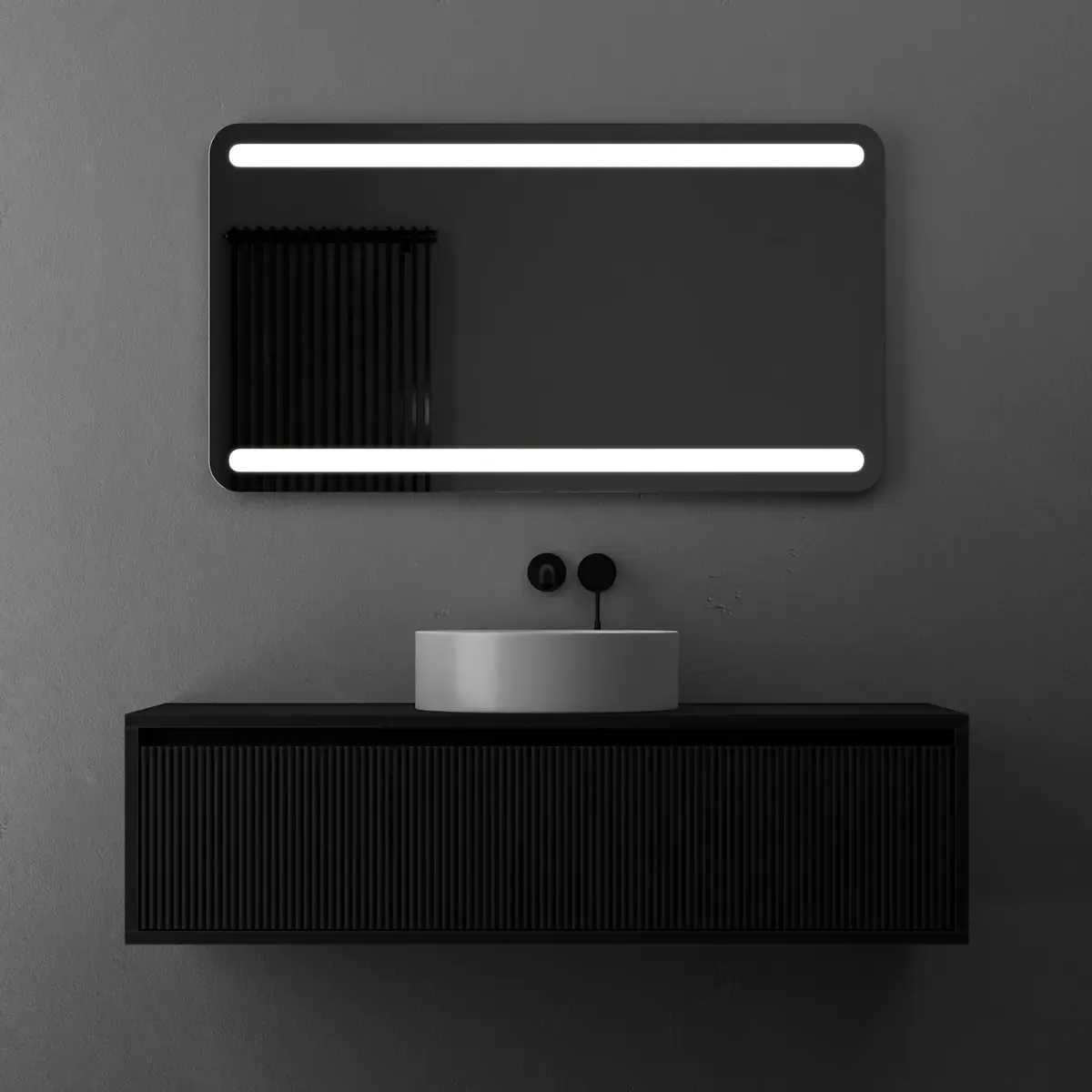 Briz Mayak Soft — Дзеркало із заокругленими кутами з передньою LED-підсвіткою