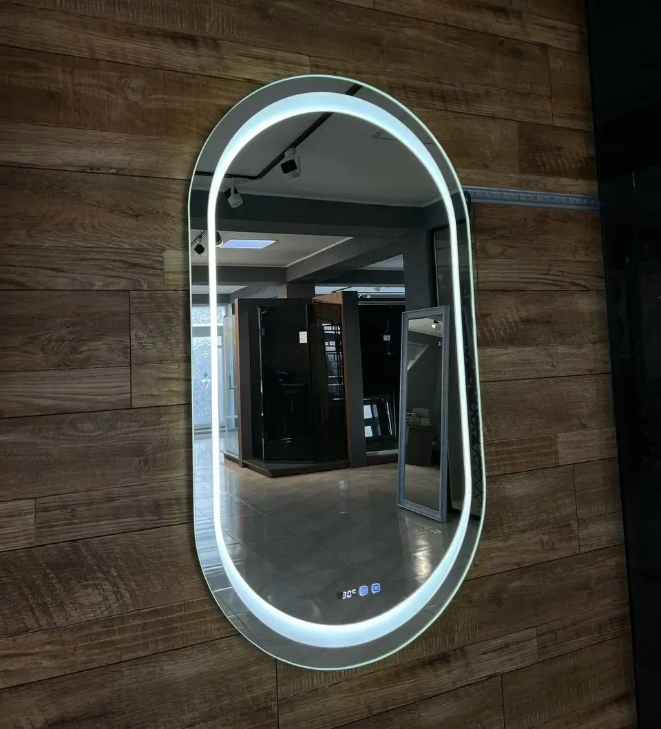 Briz Meduza Oval — Овальне дзеркало з передньою LED-підсвіткою