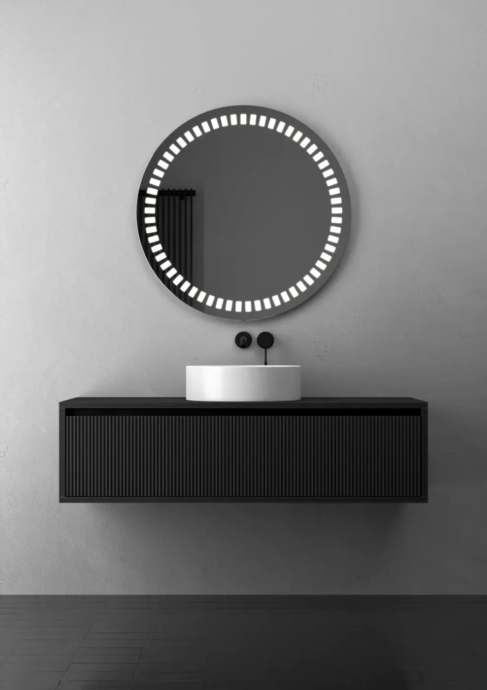 Briz Sitka Round — Кругле дзеркало з передньою LED-підсвіткою