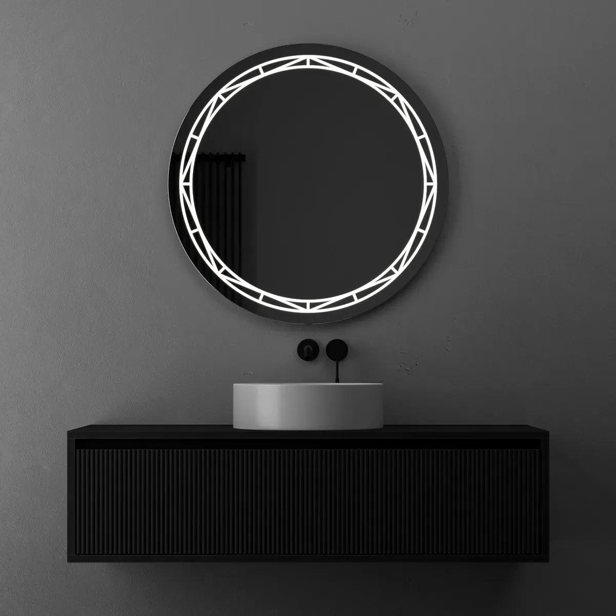 Briz Zoria Round — Кругле дзеркало з передньою LED-підсвіткою