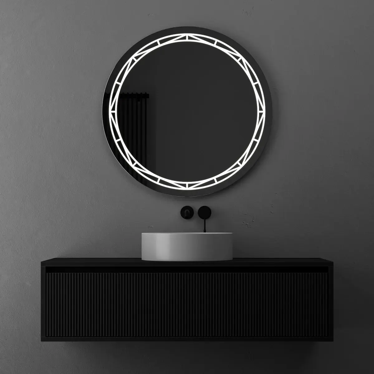 Briz Zoria Round — Кругле дзеркало з передньою LED-підсвіткою